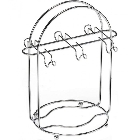 Suporte Para 6 Xicaras De Café Cromado